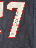 Woody Marks of the Houston Texans Autographed Navy Blue #27 Jersey Beckett