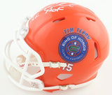 Tim Tebow Signed Florida Gators Ridell Mini Helmet (Tebow Holo) 2xBCS Champ Q.B.