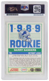 Barry Sanders Autographed 1989 Score Rookie Card #257 w/ROY'89 - (PSA - Auto 10)