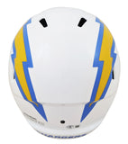 Chargers Omarion Hampton Signed Full Size Speed Rep Helmet BAS Witnessed