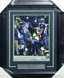 Marshawn Lynch Autographed Framed 11x14 Photo Seattle Seahawks ML Holo #14680