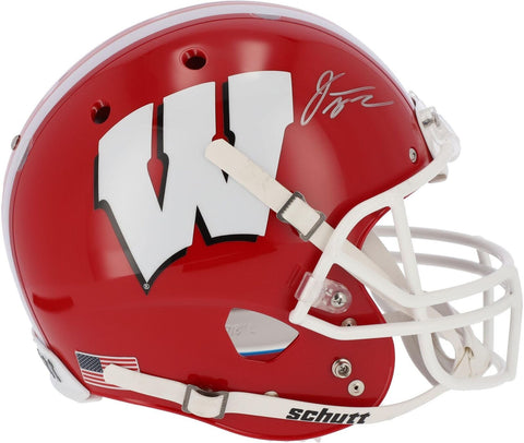 Jonathan Taylor Wisconsin Badgers Signed Schutt Scarlet Replica Helmet