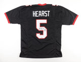 Garrison Hearst Signed Georgia Bulldogs Black Jersey Inscribed "Sec Poy" (PSA)