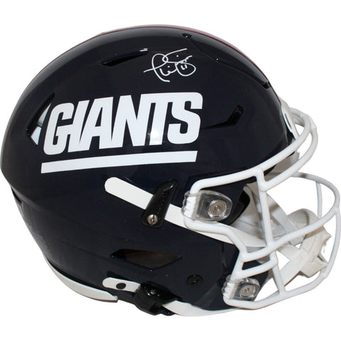 Phil Simms Autographed New York Giants Helmet SpeedFlex TB Beckett 43241