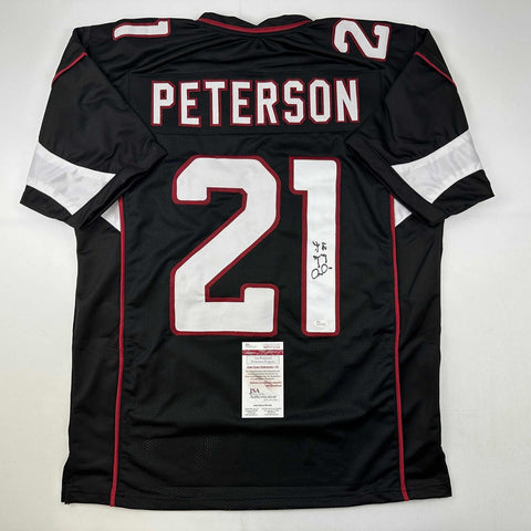 Autographed/Signed Patrick Peterson Arizona Black Football Jersey JSA COA