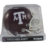 Johnny Manziel John David Crow Autographed Texas A&M Mini Helmet Beckett 58243