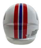 Tom Brady Autographed "Let's Go" Authentic Patriots TB Helmet Fanatics LE 12