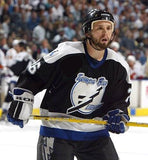 Martin St. Louis Signed Tampa Bay Lightning Jersey (JSA COA) 2004 Stanley Cup