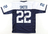 Emmitt Smith Signed Dallas Cowboys Throwback Jersey (Prova) 3xSuper Bowl Champ
