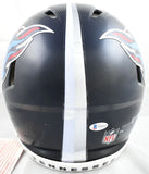 Chris Johnson Signed Titans F/S Speed Authentic Helmet 2006 Rush YDS - Beckett W