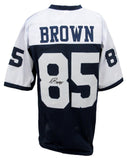 Noah Brown Signed/Autographed Blue Dallas Cowboys Football Jersey JSA 208173