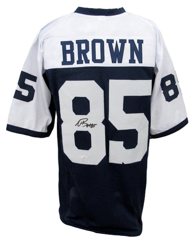 Noah Brown Signed/Autographed Blue Dallas Cowboys Football Jersey JSA 208173