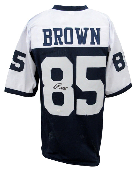 Noah Brown Signed/Autographed Blue Dallas Cowboys Football Jersey JSA 208173