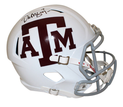 Dat Nguyen Autographed Texas A&M Aggies White Speed F/S Helmet BAS 39694