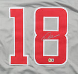 Shota Imanaga Signed Chicago Cubs Road Jersey (Beckett) 2024 All Star Pitcher