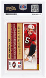 Jeff Garcia Signed San Francisco 49ers 2025 Donruss Football Card #229 (PSA/DNA)