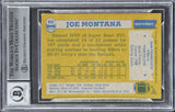 49ers Joe Montana Authentic Signed 1982 Topps #488 Card Auto 10! BAS Slabbed 4