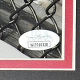 Khabib Nurmagomedov Signed In Black Framed 16x20 UFC Poirier Fight Photo JSA