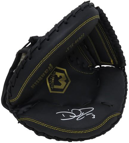 David Ross Signed Franklin FielderMaster Black Baseball Catchers Glove -(SS COA)