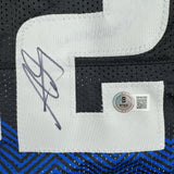 Autographed/Signed Aaron Gordon Denver Black 5280 Jersey JSA COA