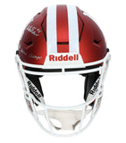 Aidan Fisher Autographed "2025 Natl' Champs" Hoosiers SpeedFlex Helmet Beckett