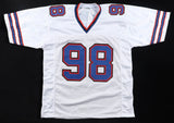 T. J. Sanders Signed Buffalo Bills Jersey (TSE) Ex-South Carolina / Edge Rusher