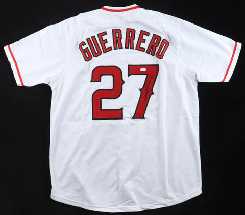 Vladimir Guerrero Sr. Signed Los Angeles Angels Jersey (Beckett) 2004 A.L. MVP