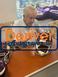 Fran Tarkenton Autographed Minnesota Vikings F/S TB Helmet Beckett Witness 50834