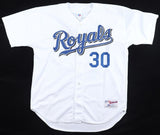 Hubie Brooks Signed Royals Jersey (PSA COA) Kansas City's 2xAll Star Infielder