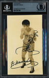 Fighting Masahiko Harada Autographed Signed 3x5.5 Photo Beckett BAS #17857383