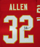 KC Chiefs Hall of Famer MARCUS ALLEN Signed Custom Replica Red Jersey AUTO - JSA