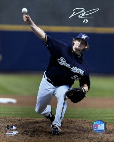 DERRICK TURNBOW Signed 8x10 Photo #3 - Milwaukee Brewers MLB - AUTO