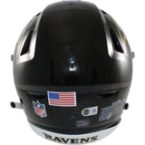 Ray Lewis Autographed Baltimore Ravens SpeedFlex Helmet Beckett Witness 57513