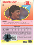 David Treadwell Signed 1990 Fleer #32 Trading Card Beckett 44826