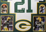 FRAMED GREEN BAY PACKERS ERIC STOKES AUTOGRAPHED SIGNED INSCRIBED JERSEY JSA COA