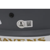 Ray Lewis Autographed/Signed Baltimore Ravens F/S Slate Helmet Beckett 47992