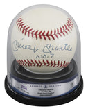 Yankees Mickey Mantle "No. 7" Authentic Signed OAL Baseball Auto 10! BAS Encap