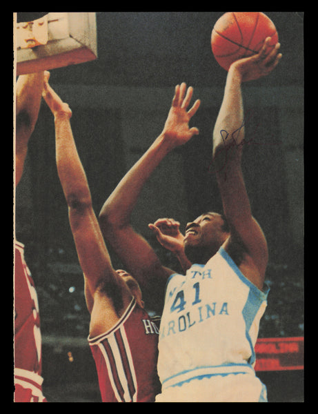 Sam Perkins Autographed Signed 8x11 Magazine Photo North Carolina SKU #238084