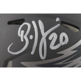 Brian Dawkins Autographed Philadelphia Eagles Slate Mini Helmet Beckett 49114