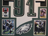FRAMED PHILADELPHIA EAGLES FLETCHER COX AUTOGRAPHED SIGNED JERSEY JSA COA