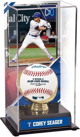 Corey Seager Texas Rangers Gold Glove Display Case with Image
