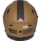 Travis Kelce Signed KC Chiefs '23 Salute Pro SpeedFlex Helmet BAS 42724