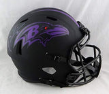 Ray Lewis Autographed Baltimore Ravens F/S Eclipse Speed Helmet - Beckett Auth