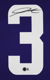 Vikings Jordan Addison Authentic Signed Purple Nike Limited Jersey BAS Witnessed