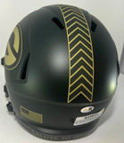Packers EDGERRIN COOPER Signed Full Size Replica 25 SALUTE Speed Helmet AUTO BAS