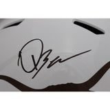 Quinn Ewers Autographed Texas Longhorns F/S Speed Helmet Beckett 47624
