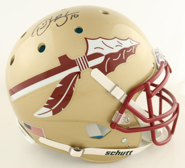 Derrick Brooks Signed Florida State Seminoles Full Size Helmet (PSA) Bucs L.B.