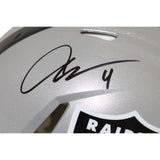 Aidan O'Connell Signed Las Vegas Raiders Authentic Helmet Insc Beckett 43075