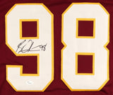 Brian Orakpo Signed Washington Redskins Jersey (JSA) 4xPro Bowl Linebacker/Texas
