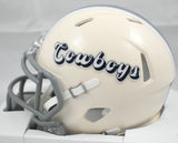 Dak Prescott Signed Cowboys Retro Speed Mini Helmet - Beckett W Holo *Dark Blue